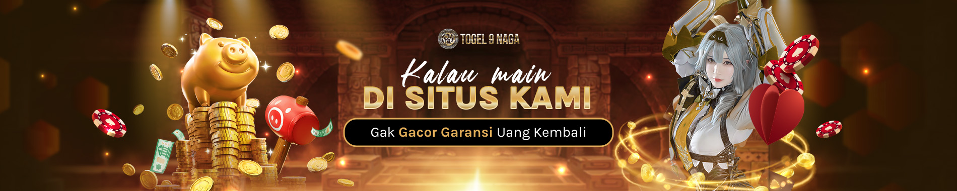 Bonus Garansi Kekalahan  100% togel9naga atau t9naga